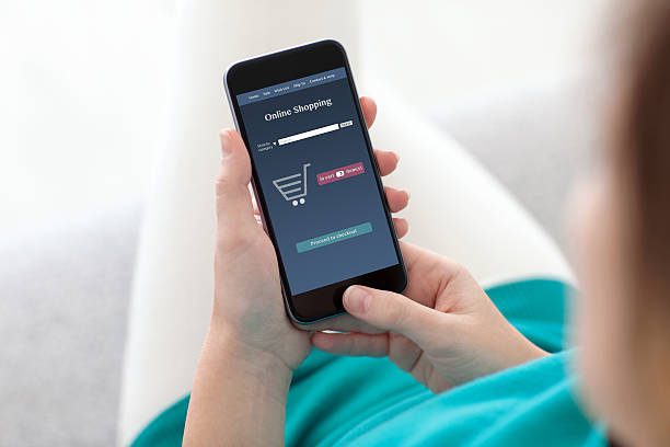 istock woman makes online shopping on a tablet 520888326
