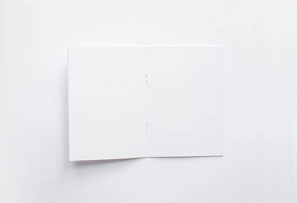 istock Blank brochure with copy space isolated on white background 520890626