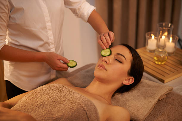 istock Nothing better than a facial to unwind 520890793
