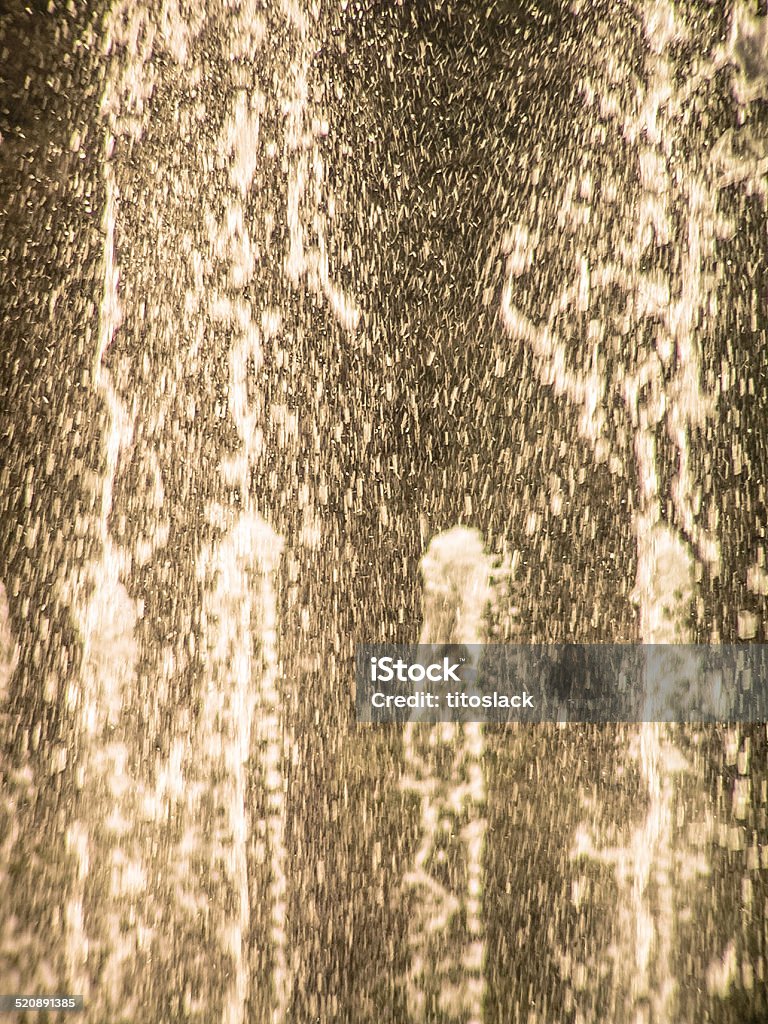 Fountain Spray Closeup on the water shooting up from a fountain. Abstract Stock Photo