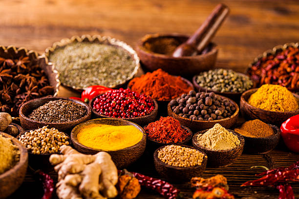 istock Asian seasoning, spices theme 520914175