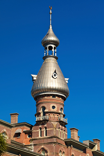 Minaret from the Henry B. Plant Museum in Tampa, Florida.  The building was built in 1891.