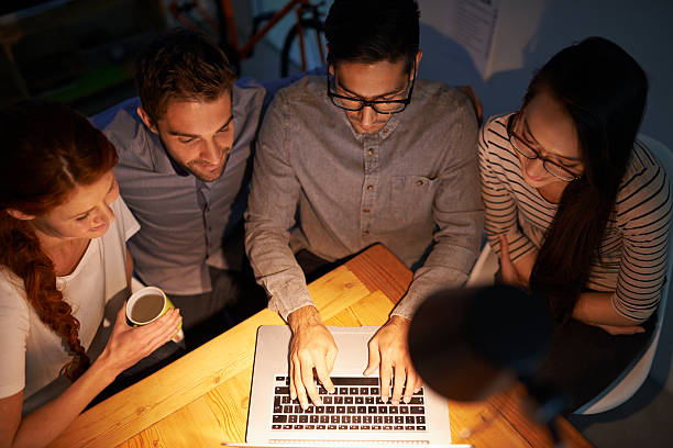 istock Burning the midnight oil to get the job done 520914905