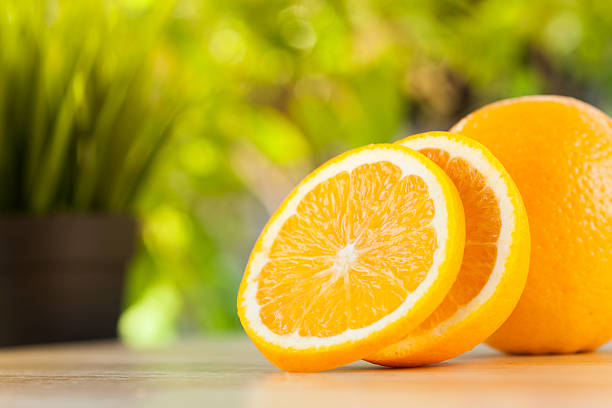 istock Fresh organic oranges on sunny day 520916259