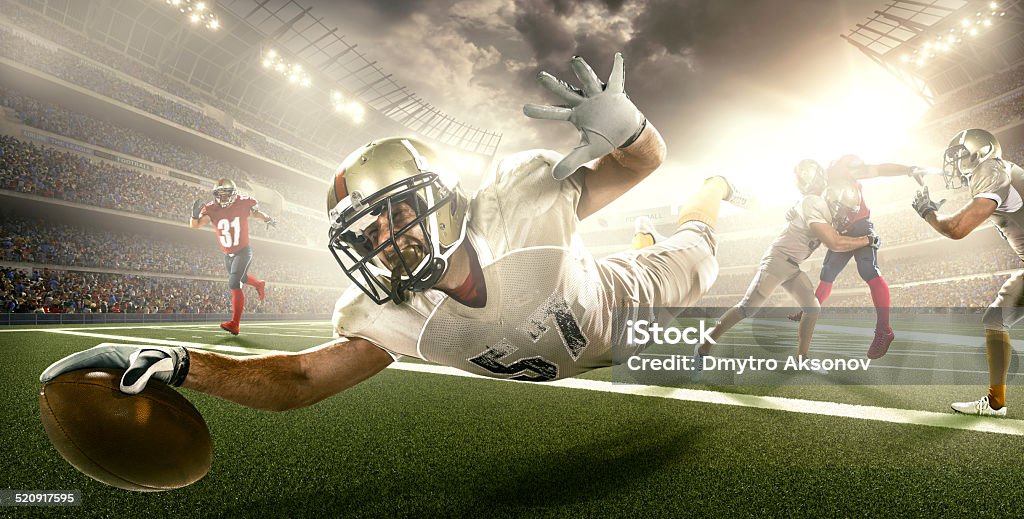 American football - Lizenzfrei Football-Spieler Stock-Foto