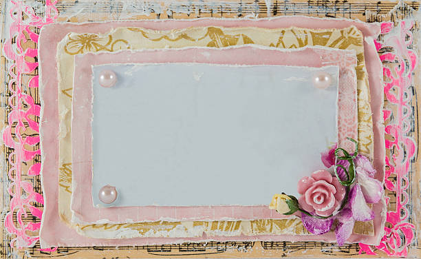 istock Vintage Design frame for text or photo handmade 520936576