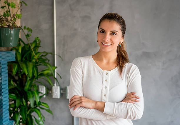 istock Business owner at a restaurant 520937656