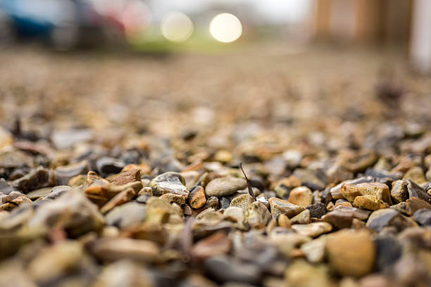 istock Stone gravel driveway 520938486