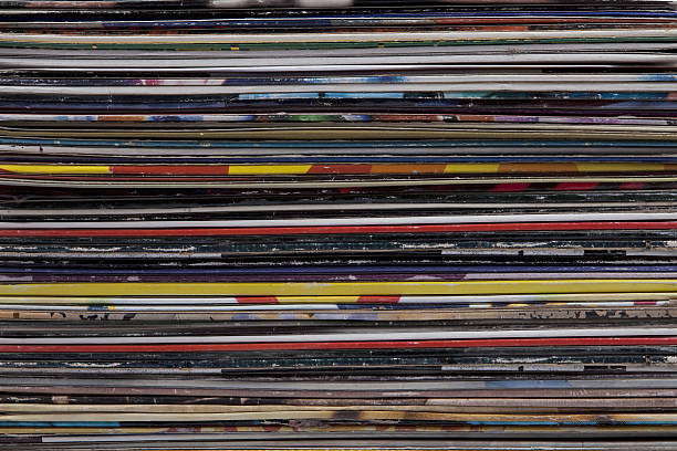 istock different colord vinyl record covers for wallpaper or background, 520941065