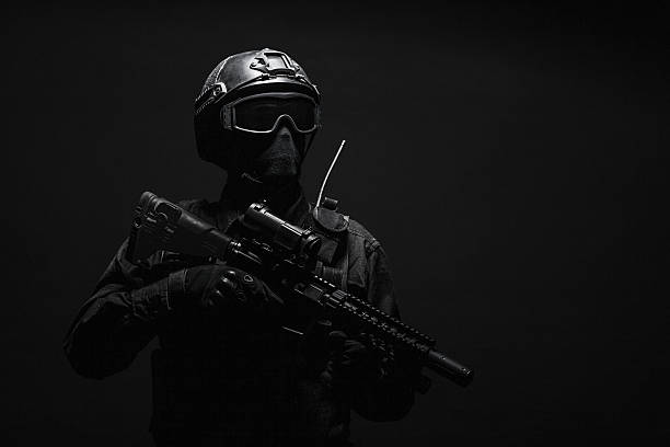 istock Spec ops police officer SWAT 520943742