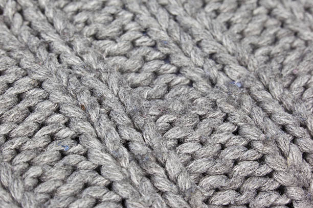 istock Texture of a warm grey cardigan 520944765