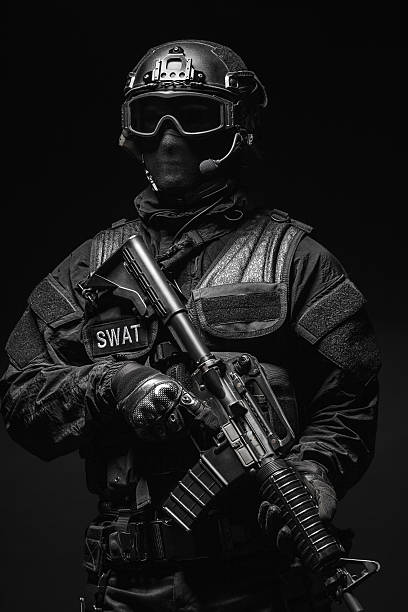 istock Spec ops police officer SWAT 520945566