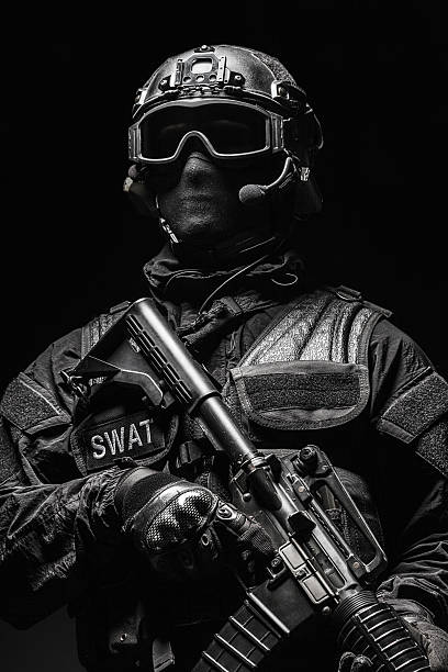 istock Spec ops police officer SWAT 520945674