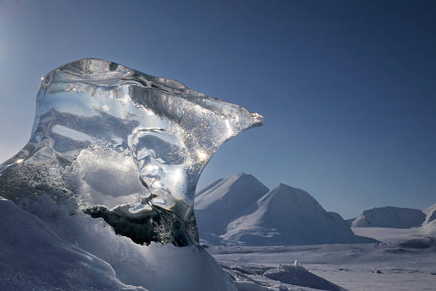 ice szczegóły lód dryfujący - ice arctic crevasse glacier zdjęcia i obrazy z banku zdjęć