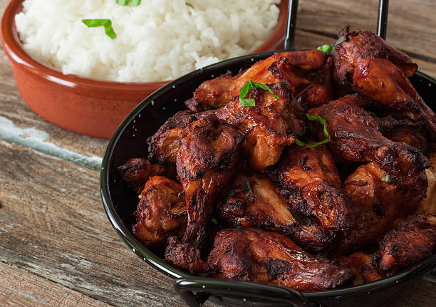 istock Indian tandoori style chicken 520947368