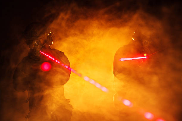 istock laser sights in the smoke 520947386