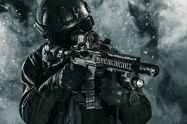 istock Spec ops police officer SWAT 520949522