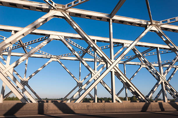 istock Part of an old Dutch truss bridge 520959189