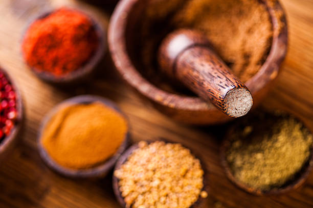 istock Asian seasoning, oriental theme with spices 520961973