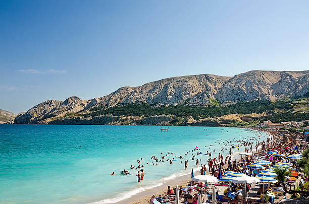 istock Beach in Baska Town - Island Krk, Croatia. 520964147