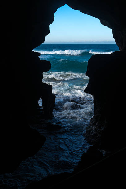 cavernas de hércules - rock of gibraltar - fotografias e filmes do acervo