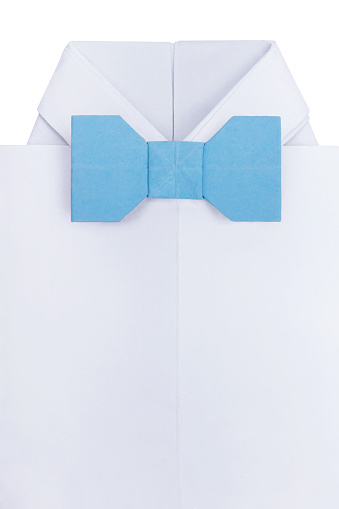 Caducado Cliente animación Origami Camisa Y Corbata De Moño Foto de stock y más banco de imágenes de  Accesorio para el cuello - Accesorio para el cuello, Accesorio personal,  Acontecimiento - iStock