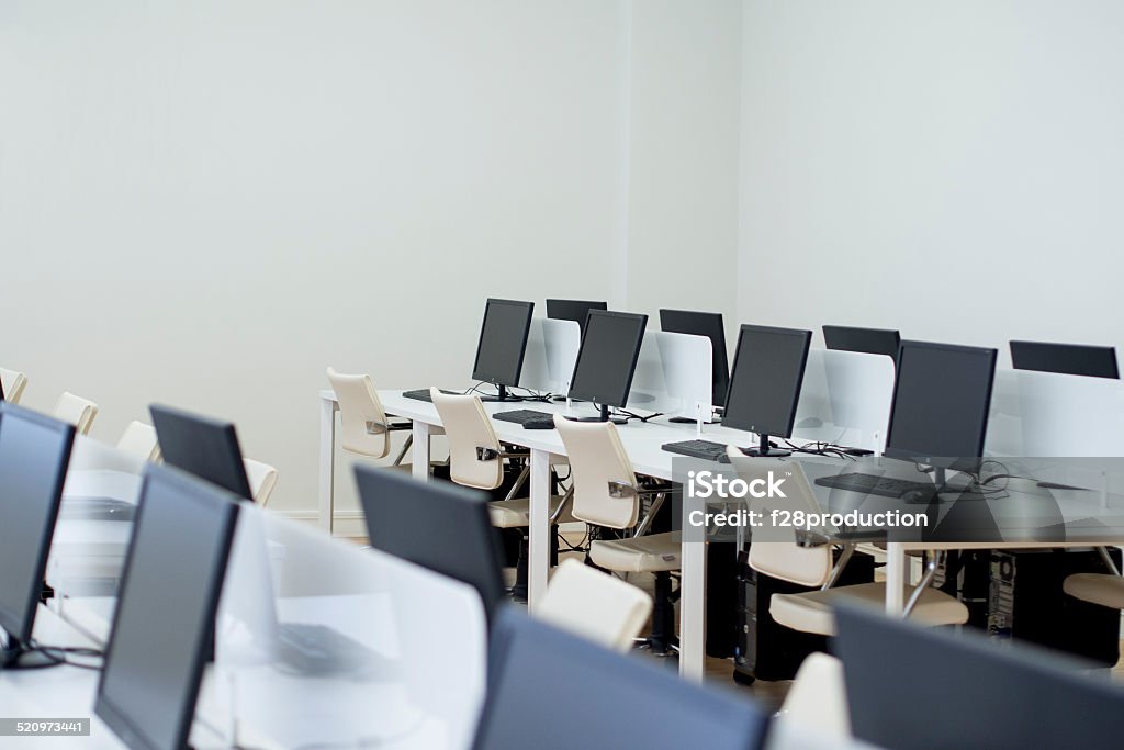 Computer Class Stock Photo - Download Image Now - Classroom, Computer ...