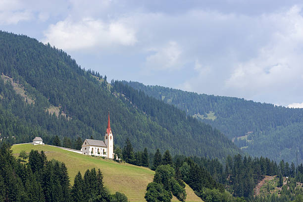istock White church San Candido 520973996