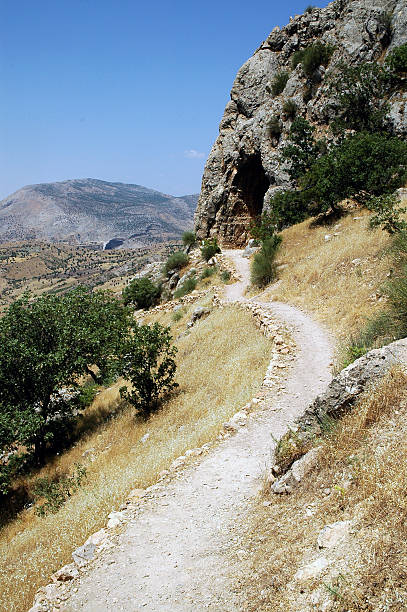 Arid lanscape in Northern Kurdistan, Eastern Turkey