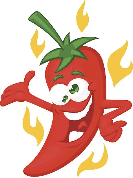 Vector illustration of thats hot pepper