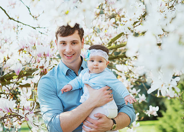 istock Happy father with his cute daughter 520975892