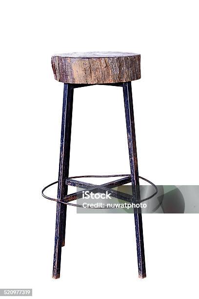 Bar Chair Stock Photo - Download Image Now - Stool, Bar - Drink Establishment, Cut Out