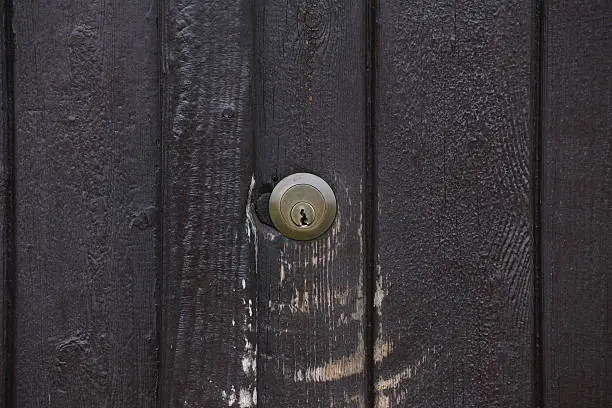Doorlock at the outside of a gate.