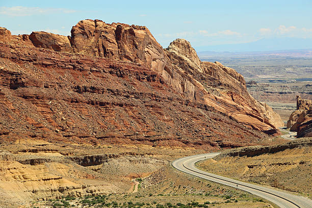 istock Red wall of Spotted Wolf Canyon 520977693
