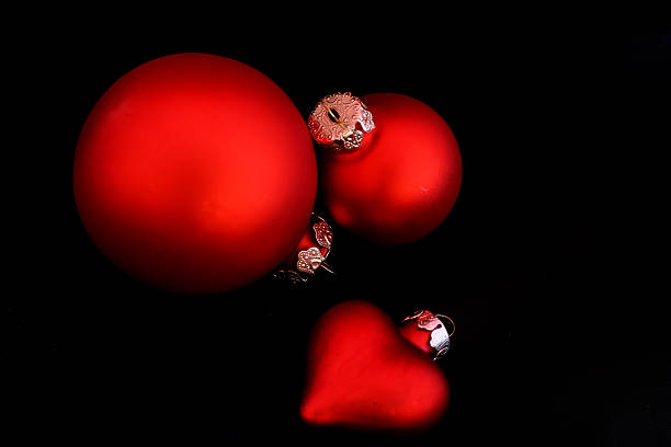 istock Christmas Decoration isolated on black 520978299