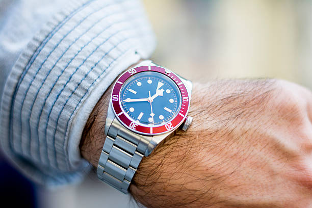 istock Beautiful wristwatch for men 520979459