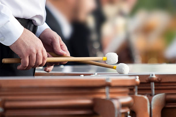 istock Hands of the man playing the timpani 520979849