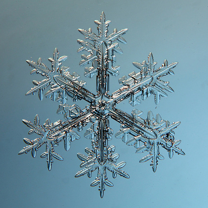 snowflake crystal natural