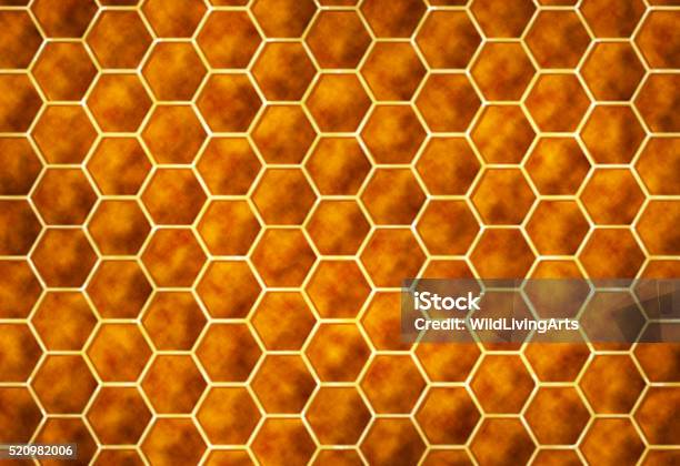 Bienenwabe Natürlichen Muster Hintergrund Stockfoto und mehr Bilder von Natürliches Muster - Natürliches Muster, Honig, Wissenschaft