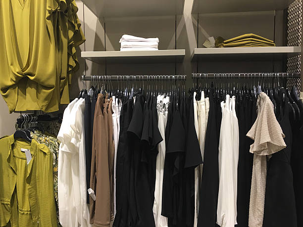 istock Clothes hanging with hangers 520982054