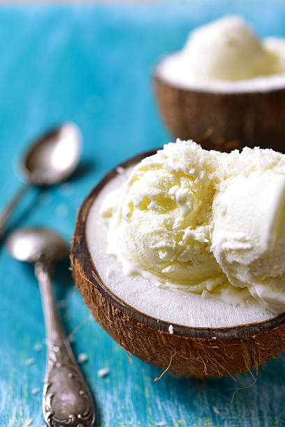 istock Ice cream in a coconut. 520983094