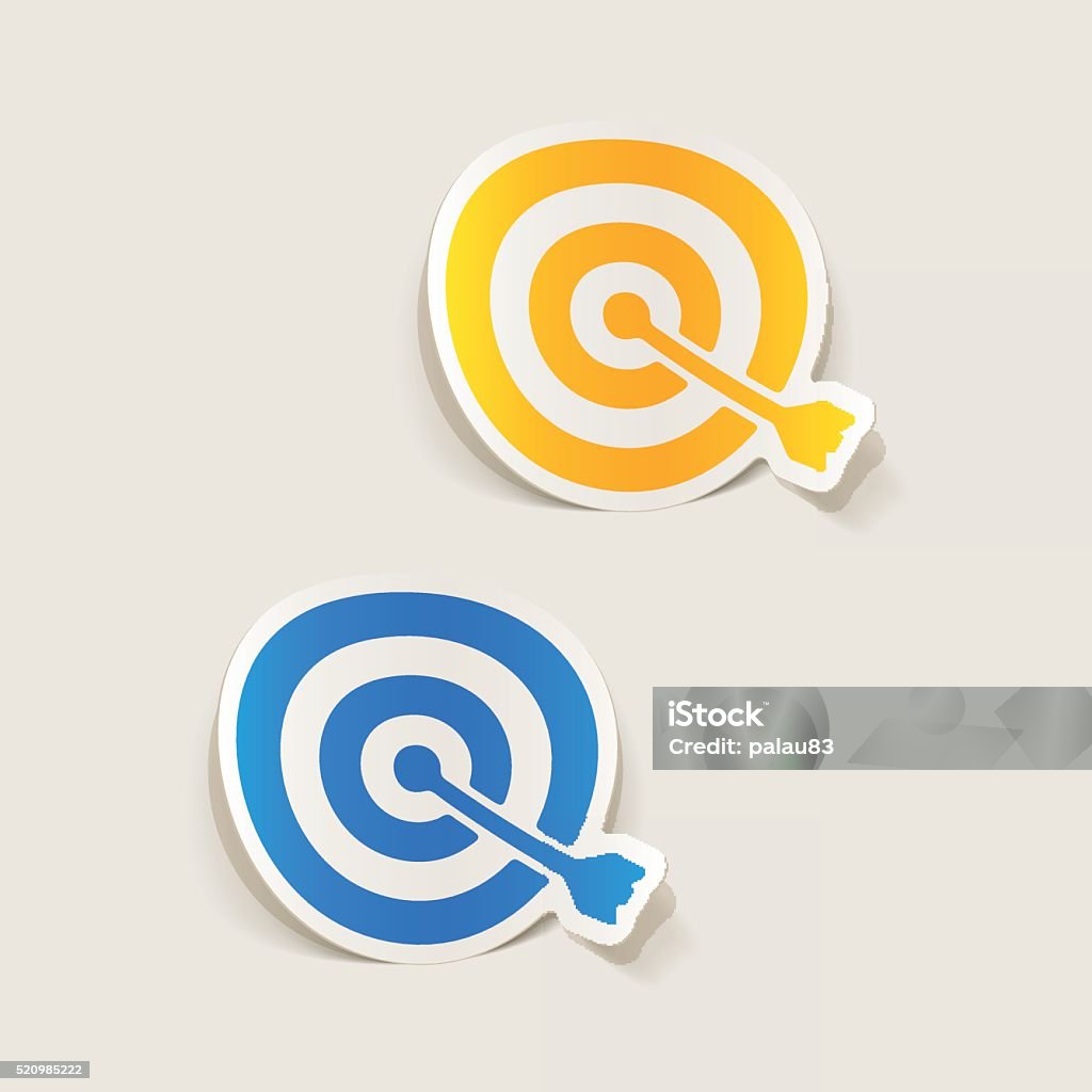 Design Elements Tagret Realistic Design Element Target Stock Illustration - Download Image Now ...