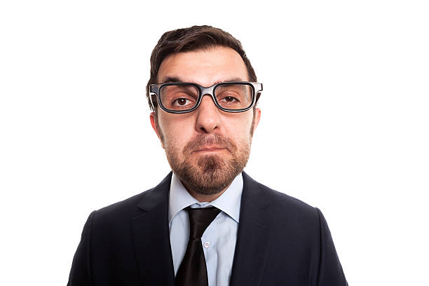 istock Funny Businessman Portrait 520985264