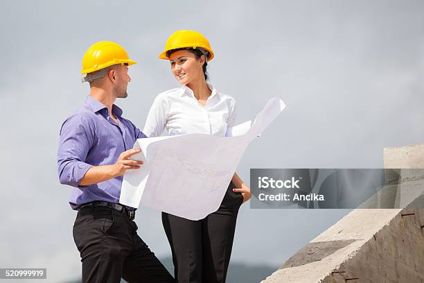 Construction Manager Architect Stock Photo - Download Image Now - Adult, Architect, Architecture