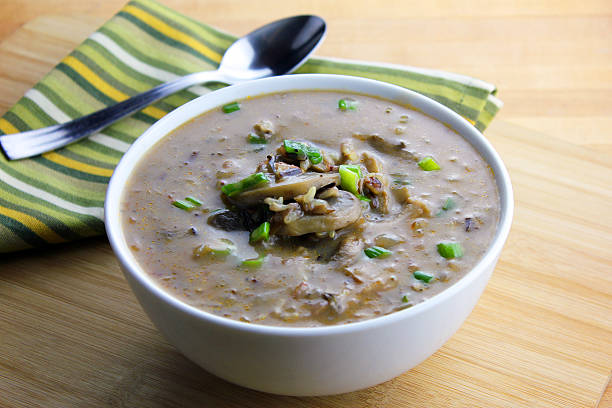 istock Mushroom and Wild Rice Soup 521006480