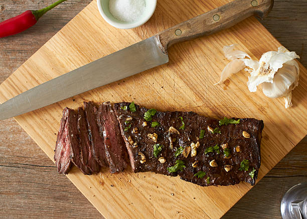 Grilled Steak stock photo
