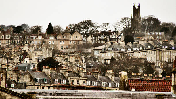istock Cityscape of Bath in England 521013040