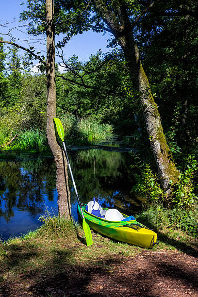 istock Kayaking on the river Drawa, Poland 521014528