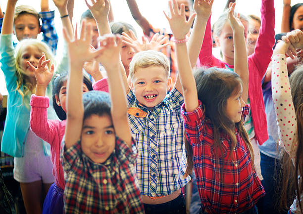 istock Students Children Cheerful Happiness Concept 521015668