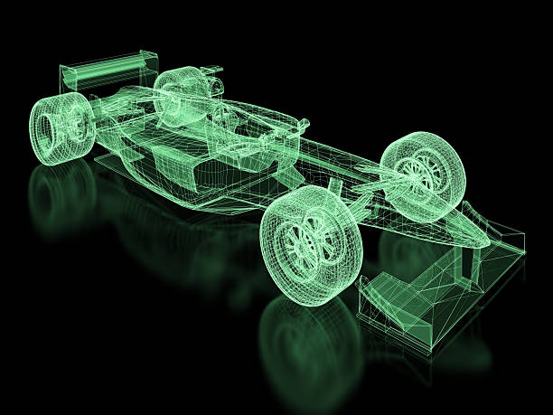 istock open-wheel single-seater racing car Mesh 521024223